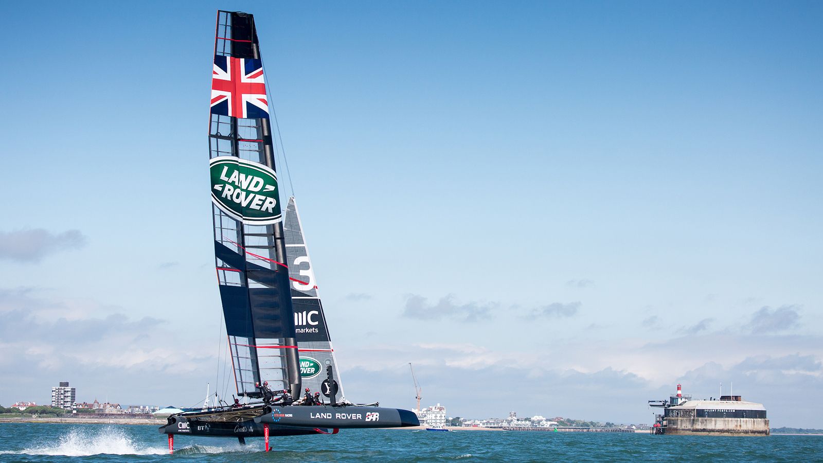 Land Rover Sailing Event Land Rover BAR donates test boat to Cowes museum